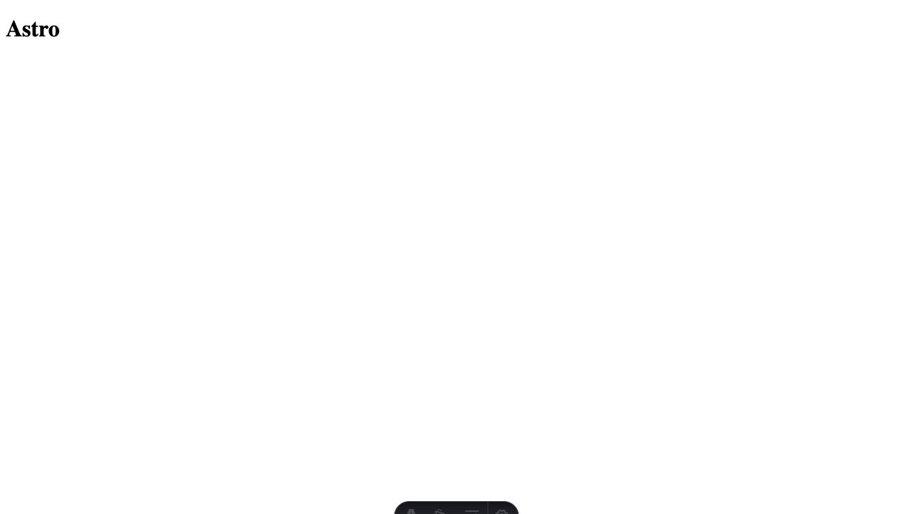 Astro Blog Tutorial Main website preview