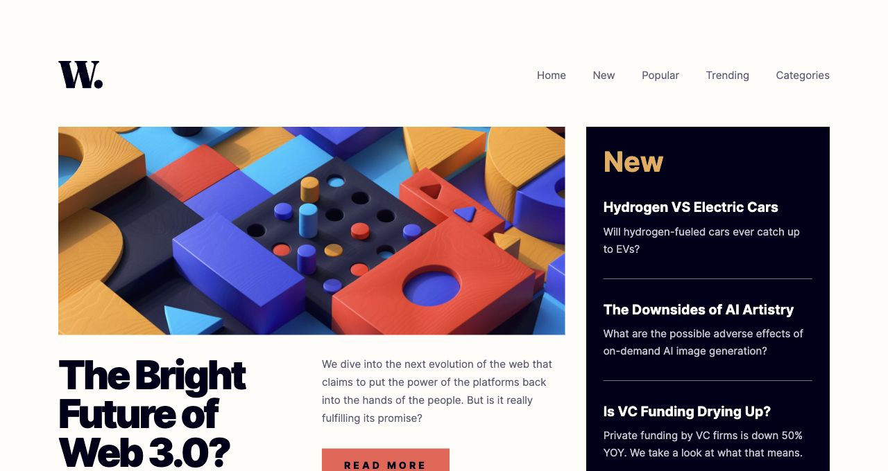 W. News Blog website preview