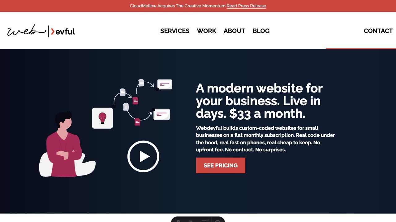 Webdevful Astro website preview